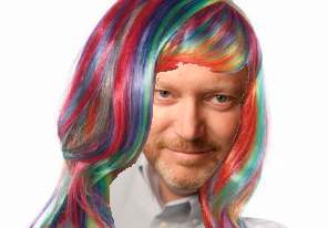 rainbow wig 1